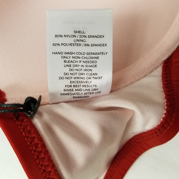 Shade & Shore Push Up Halter Bikini Top Size 36D - Picture 5 of 7